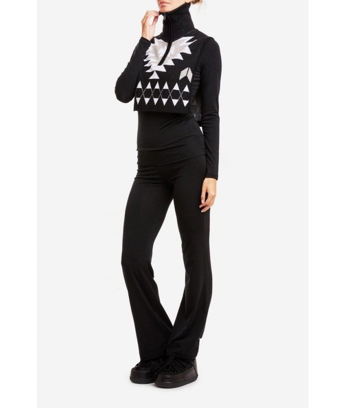 Dámský merino nákrčník se zipem We Norwegians Haldi Bib