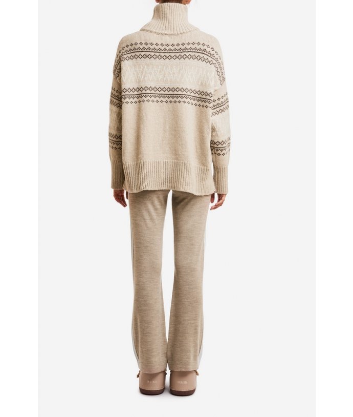 Dámský luxusní merino svetr s kašmírem We Norwegians Setesdal