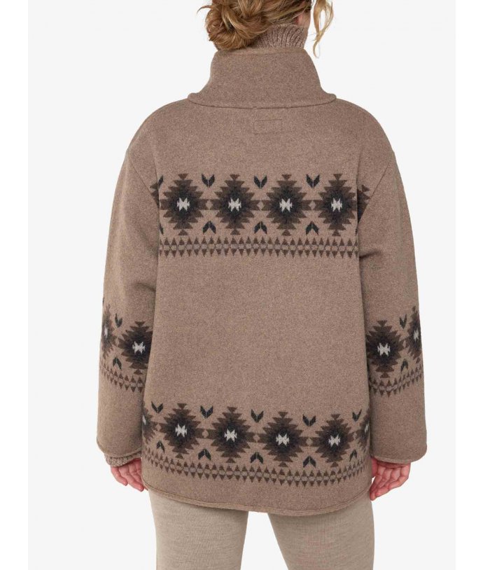 Dámský kabátek z vařené merino vlny We Norwegians Hovden