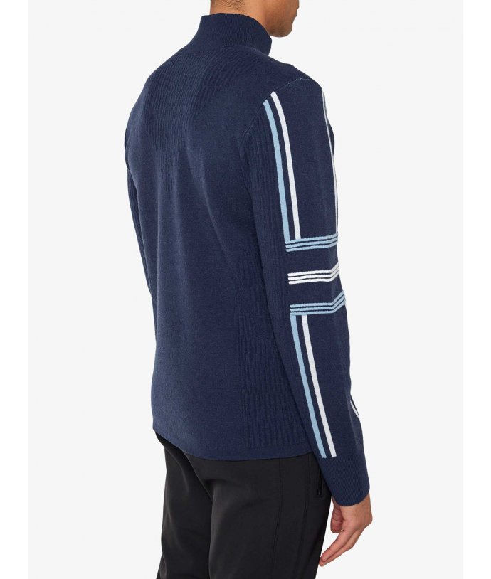 Pánský merino svetr se stojáčkem We Norwegians Stryn ZipUp