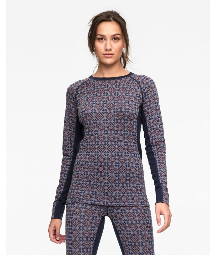 Dámské Merino triko s dlouhým rukávem Kari Traa Rose Light