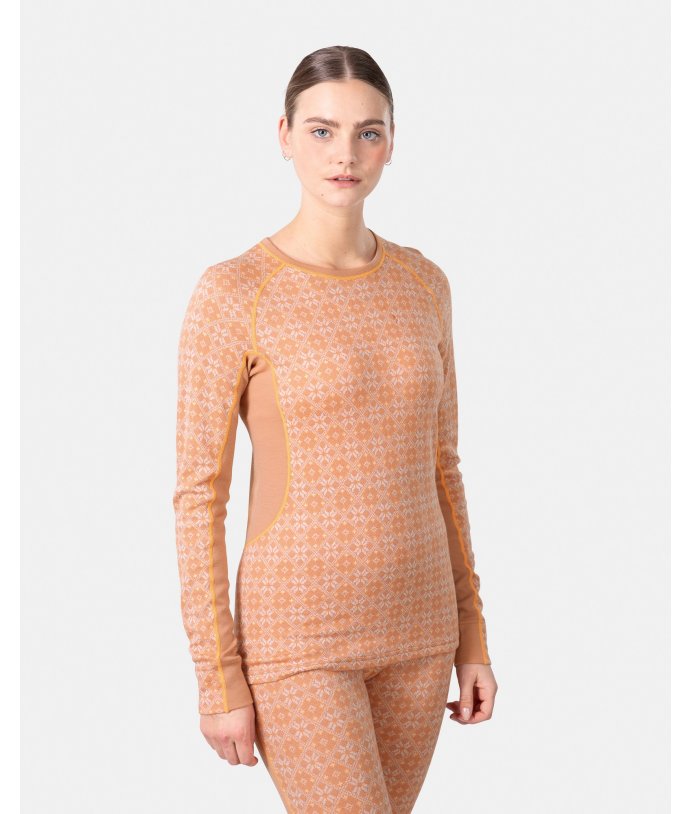 Dámské Merino triko s dlouhým rukávem Kari Traa Rose Light