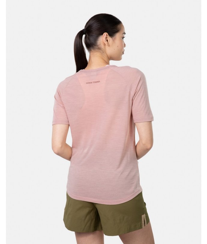 Dámské vlněné tričko s krátkým rukávem Kari Traa Ane