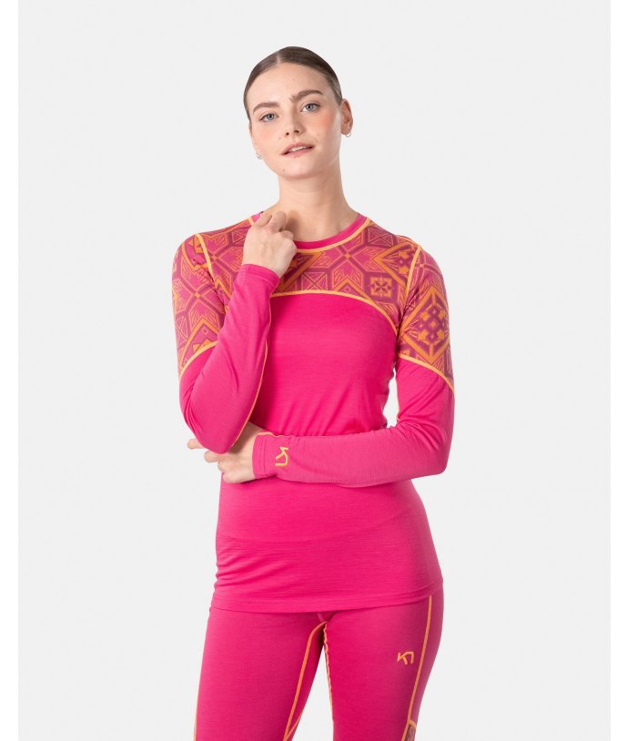 Dámské merino triko s dlouhým rukávem Kari Traa Eloise LS