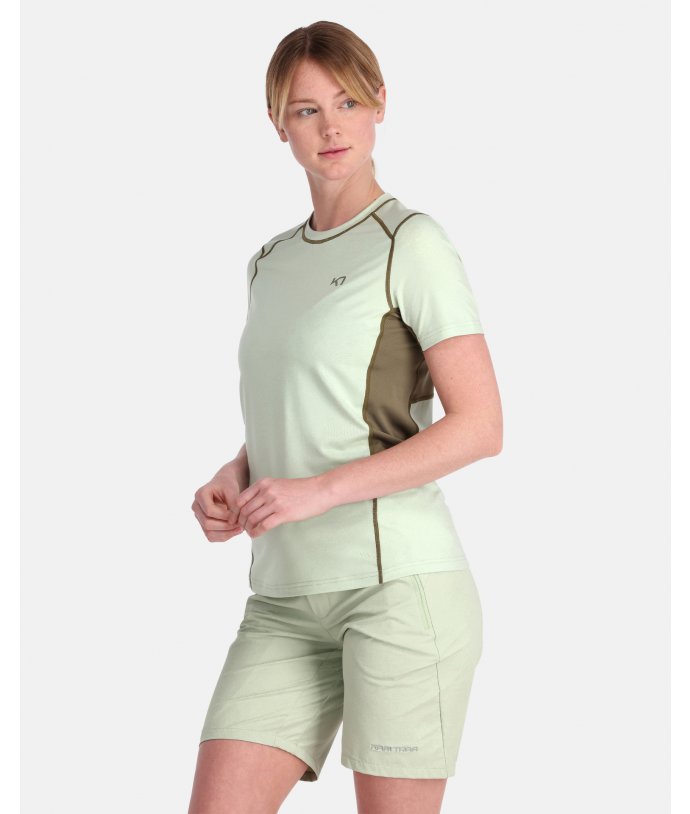 Dámské vlněné tričko s krátkým rukávem Kari Traa Sval