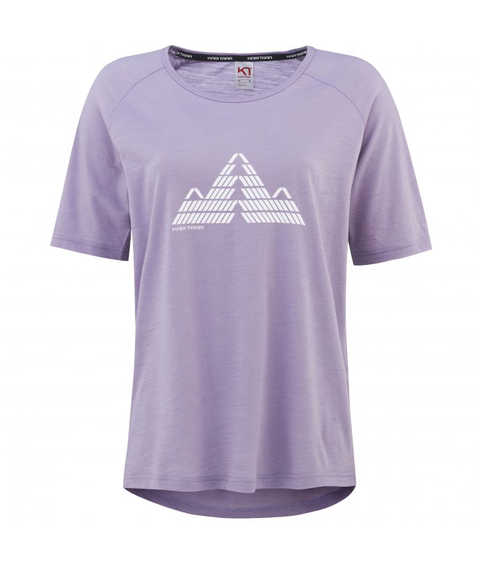 Dámské vlněné tričko s krátkým rukávem Kari Traa Ane