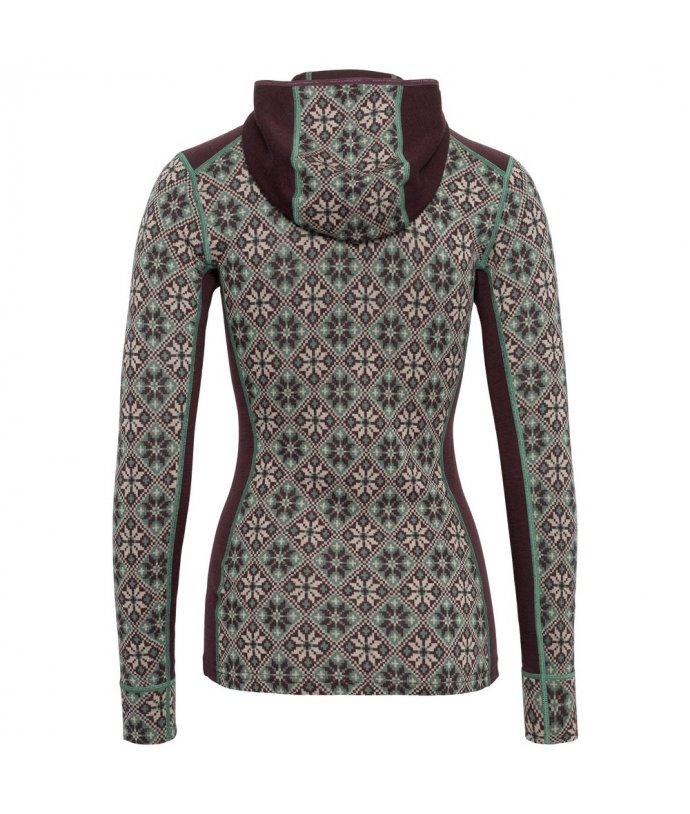 Dámské Merino triko s kapucou Kari Traa Rose