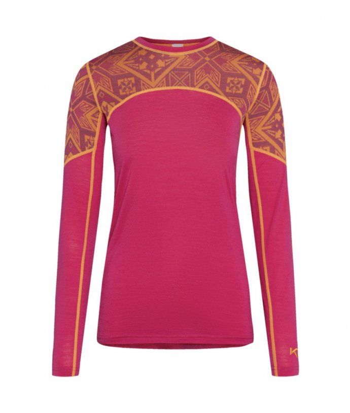 Dámské merino triko s dlouhým rukávem Kari Traa Eloise LS