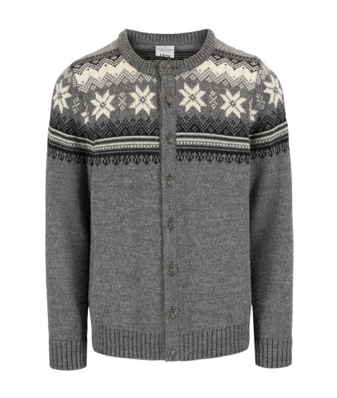 Pánský luxusní vlněný kardigan Dale of Norway Veafjord