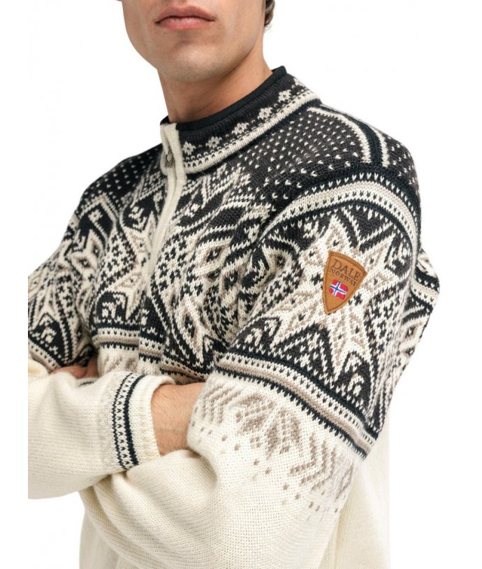 Tradiční svetr z pravé norské vlny Dale Vail