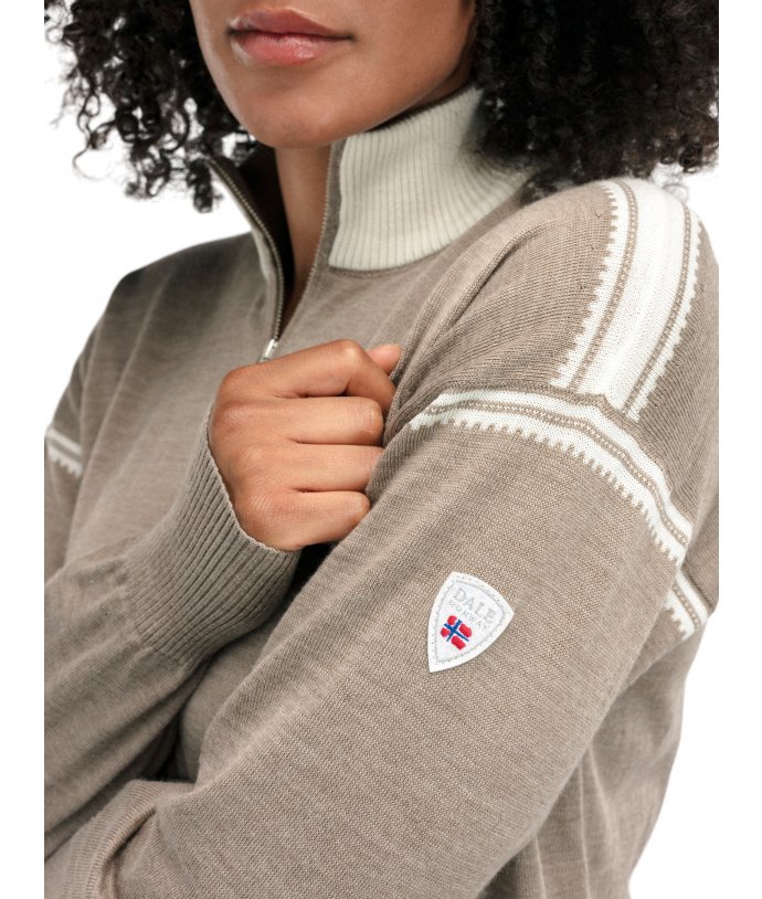 Dámský luxusní vlněný svetr Dale of Norway Sandvik