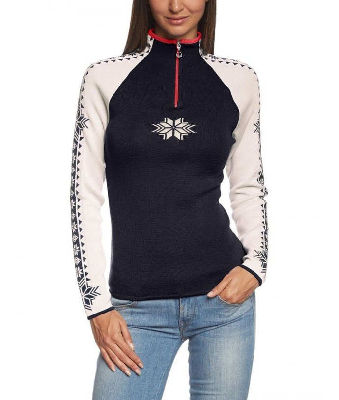 Dámský Merino svetr se stojáčkem Geilo Dale Of Norway