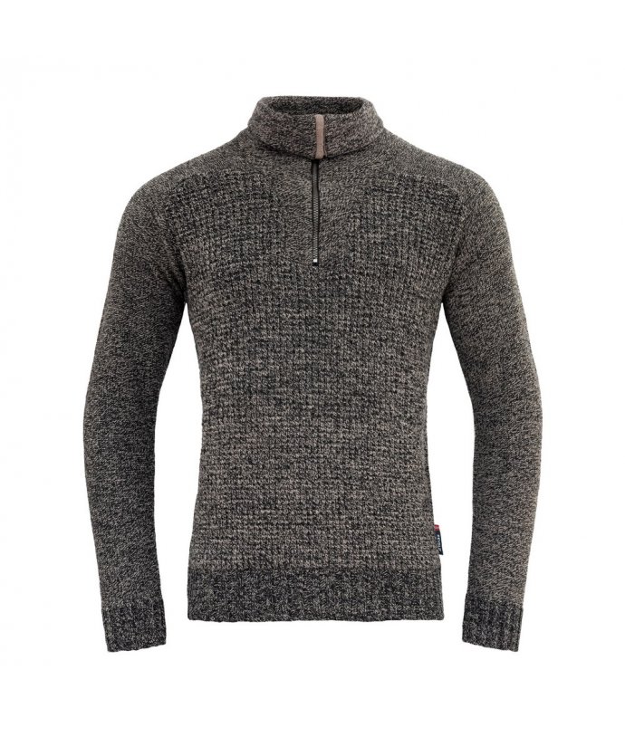 Pánský vlněný svetr se stojáčkem Devold Bispen