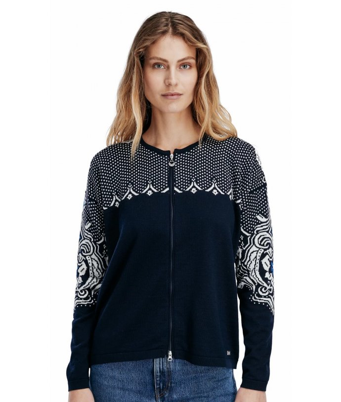 Dámský vlněný propínací svetr Dale of Norway Rosendal