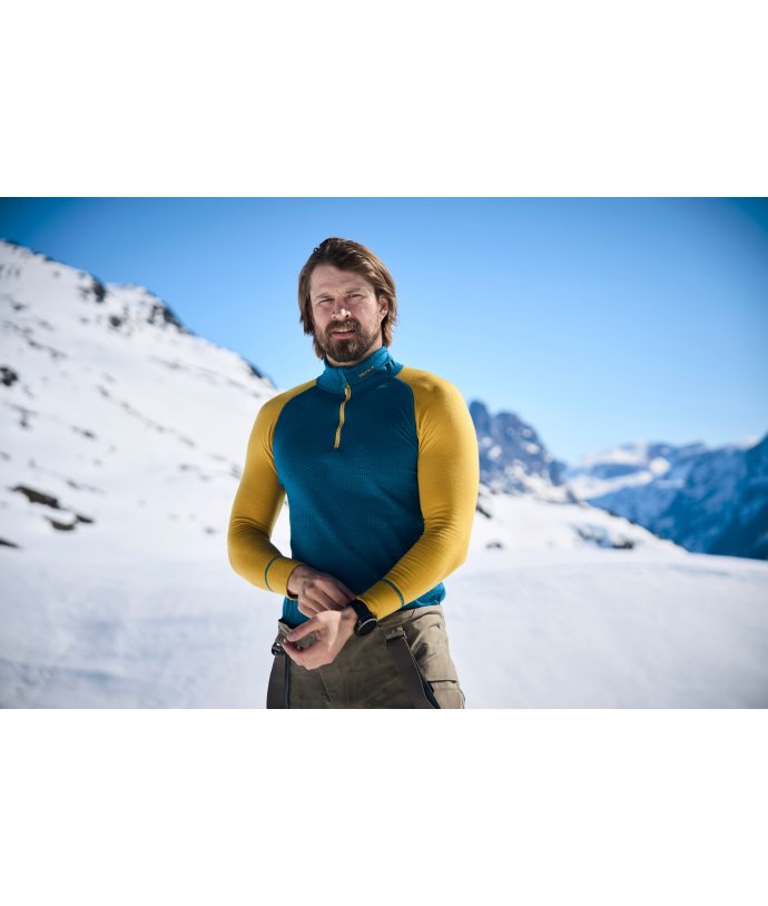 Dvouvrstvý Merino rolák s dlouhým rukávem Duo Active